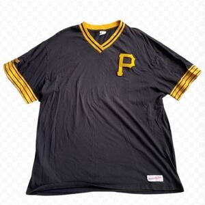 Vintage Pittsburgh Pirates‎ Mitchell & Ness Cooperstown Collection T-Shirt Black